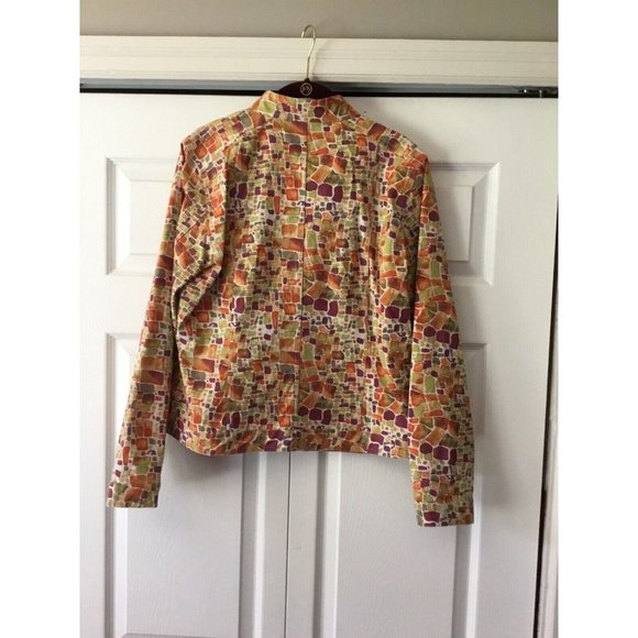 Christopher Banks “Stretch” Jacket Large With Pattern - Picture 2 of 3